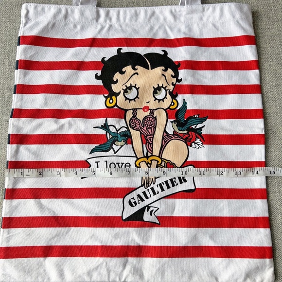 Betty Boop and Popeye tote bag by Paul Gaulthier - Picture 6 of 9